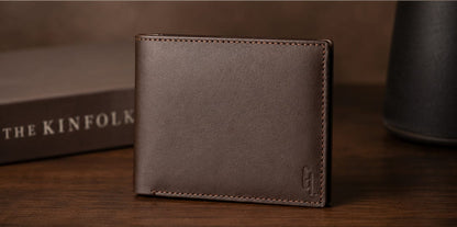 Heritage Brown Handmade Leather Wallet for Men