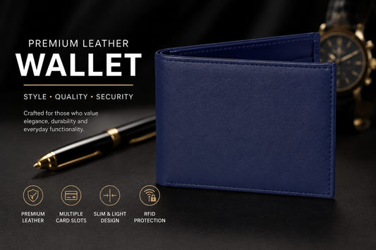 Royal Navy Handmade Leather Wallet for Men