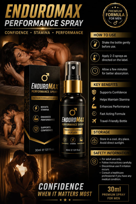 EnduroMax Stamina Spray|Ignite Desire. Boost Confidence. Create Lasting moments