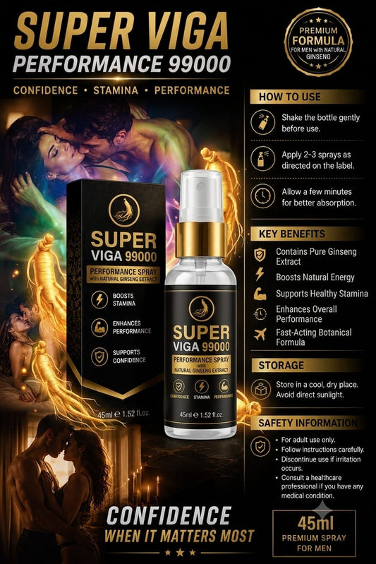 Viga Super Ginseng Long-Lasting Spray for Men 45ml | Long-Lasting Performance