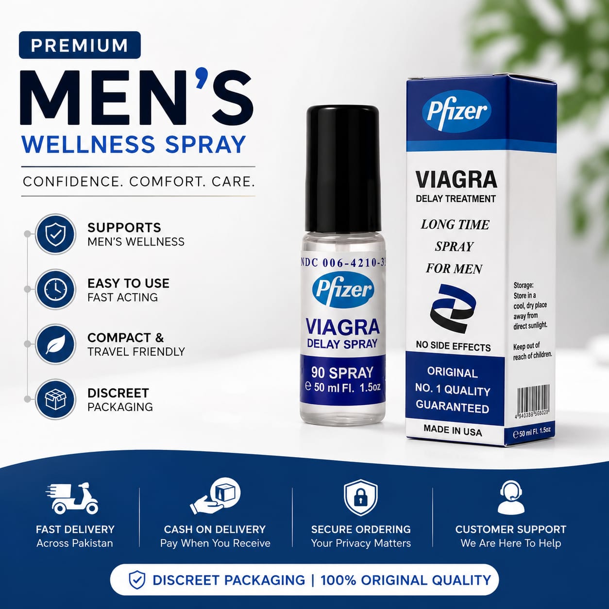 Viagra Delay Spray | Men's Performance Spray 50ml