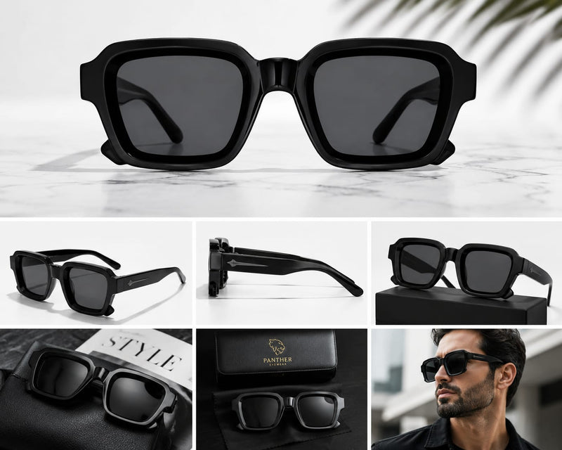 Phantom Black Sunglasses for Men & Women