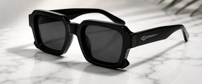 Black Phantom Luxe Shades|Midnight Titan Shades